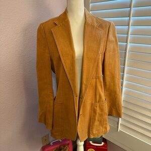 Vintage Lee Men’s Camel Denim Blazer